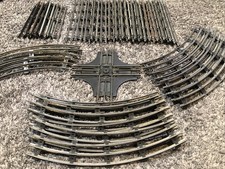 VINTAGE LOT 38 PIECES MARX 0 GAUGE ELECTRIC TRAIN TRACK