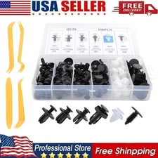 100pcs New Bumper Clips Auto Car Hole Plastic Rivets Fastener Fender Push Pin