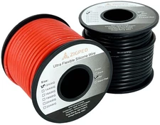 12 AWG Silicone Wire 50FT, Extra Flexible 12 Gauge Stranded Copper Wire, High...