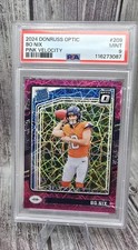 2024 PANINI DONRUSS OPTIC PINK VELOCITY #209 BO NIX /80 PSA 9