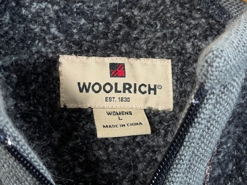Woolrich Onyx Heather Vest Women’s Size L 7214 Drawstring Waist Warm Fall Cozy - Picture 8 of 10