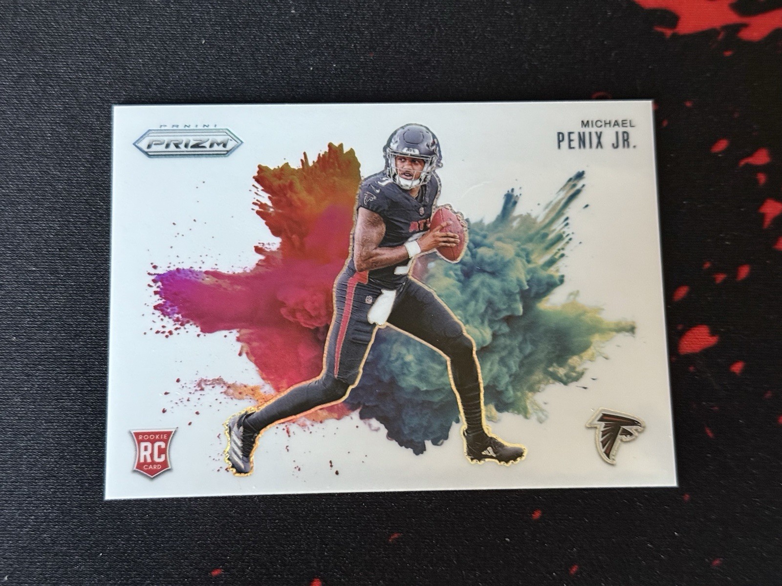 2024 Panini Prizm Michael Penix Jr Color Blast RC SSP Case Hit