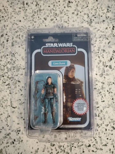 Star Wars Vintage Collection Carbonized Exclusive Mandalorian Cara Dune New