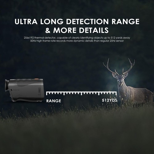 RIX Pocket K2 Portable Thermal Monocular for Hunting, 256x192 (50Hz), Wi-Fi,... - Picture 3 of 8