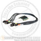 Fujitsu RX2540 M4 M5 NVMe Backplane 4x 2,5 SFF + Fujitsu 65cm  OCuLink NVMe Kabe