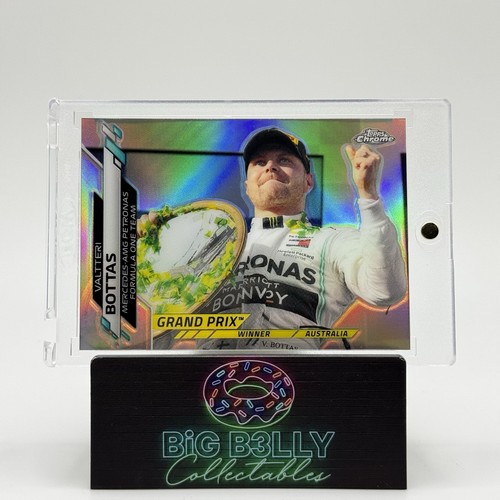 2020 Topps Chrome Formula 1 F1 Valtteri Bottas Refractor #133 Winner Australia