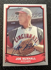 Joe Nuxhall signed autographed 1989 Pacific Legends Card #161 Cincinnati Reds