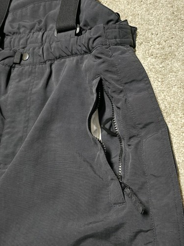 Obermeyer Ski Bib Black Insulated Snow Board Coverall Pants Mens Large - Picture 7 of 16