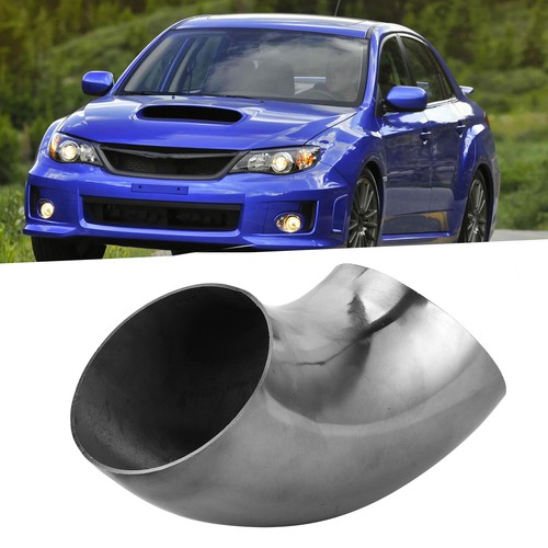 Ι Car 4in Stainless Steel Exhaust Pipe 90 Degree Bend Elbow Pipe Polishing - Picture 6 of 12