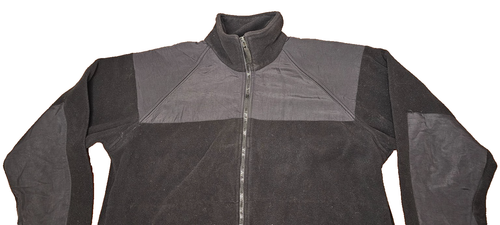 Rothco Giacca Pile Uomo Freddo ECWCS US Militare Nero Zip Up Tg Med - Foto 1 di 7