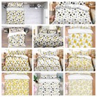 3D Geometric Pattern Yellow Black Quilt Cover Duvet Cover Comforter set