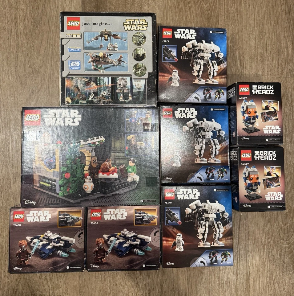 LEGO Star Wars NUEVO SET SELLADO LOTE DE 9 RARO - 7139 40658 75400 75370 40539 Foto 3 de 4