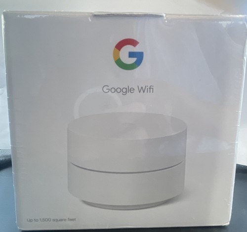 Google Wifi AC1200 Mesh WiFi Router 1500 SQ FT Coverage GA02430-US - White