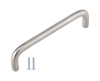 Silverline Satin Nickel Cabinet Hardware Drawer Handle Pull - 3-15/16'' Hole ...