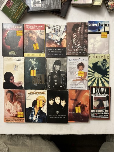 CASSETTE SINGLES LOT 1980’s 1990’s RAP R&B POP #1 HITS (Some Sealed) Single Tape - Bild 13 von 16