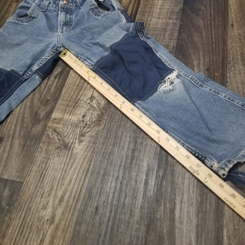 Vintage 90er Lee Pipes Denim Jeans gerades Bein Taschen blau Jugend Jungen 6?? Siehe Beschreibung - Bild 4 von 15