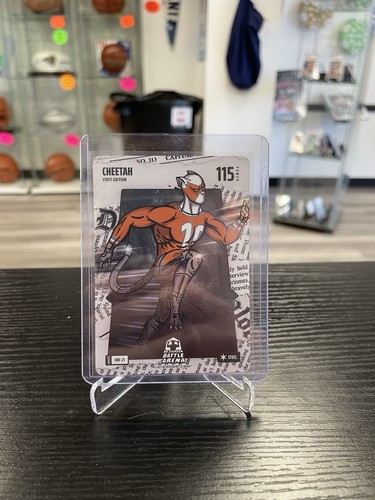 Bo Jackson Battle Arena Alpha #115 Cheetah Steel Headliners Foil