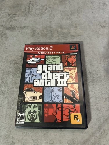 Grand Theft Auto III GTA 3 (Sony PlayStation 2 PS2) Authentic W/ Manual Tested