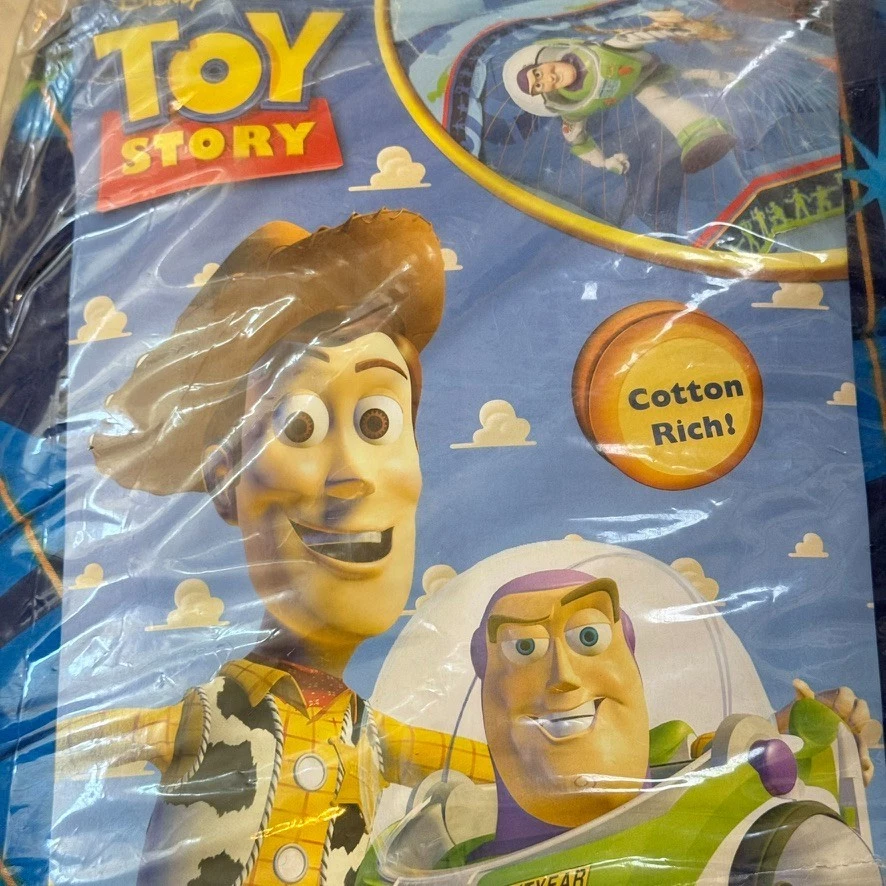 Disney Toy Story Edredón Doble/Completo NUEVO Woody Buz Lightyear Ejército Hombres Pixar Foto 3 de 4