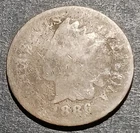 1886 Indian Head Cent Penny Antique U.S.A. One Cent Coin Avg Circ
