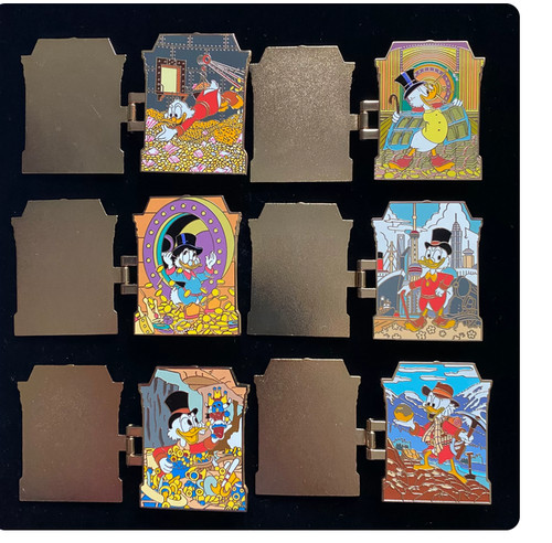 Disney pin authentic Scrooge mcduck mystery Pins shanghai disneyland