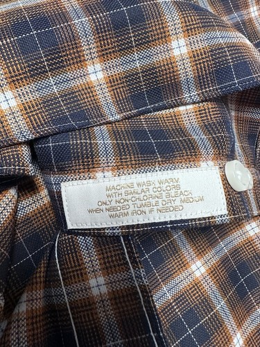 Roundtree Yorke Gold Label Men Shirt 2XT Button Up Non Iron Cotton Brown $89 - Picture 13 of 13