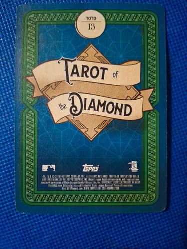2019 EDWIN DIAZ TOPPS GYPSY QUEEN TAROT OF DIAMOND CARD #TOTD13 METS MARINERS - Picture 2 of 2