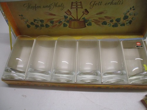 Hopfen und Malz  Gott erhalt`s - 6 x Bierglas - INGRID GLAS - Nr. 9 -  in ovp - - Bild 2 von 10
