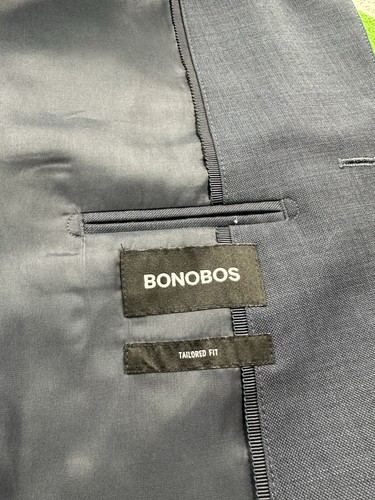 Bonobos Jetsetter Blue Stretch Wool Men’s Sportcoat Size Men’s 42S Neuwertig - Bild 6 von 7