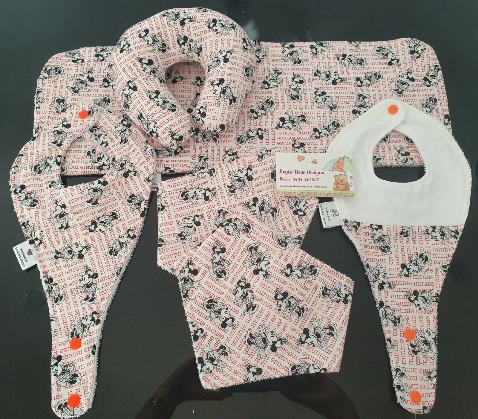 Minnie Mouse baby / reborn feed set 6 piece