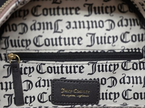 Juicy Couture Dusty Blush Chocolate Retro Vibe - Bag/Wallet/Mini Backpack NWT - Picture 20 of 24