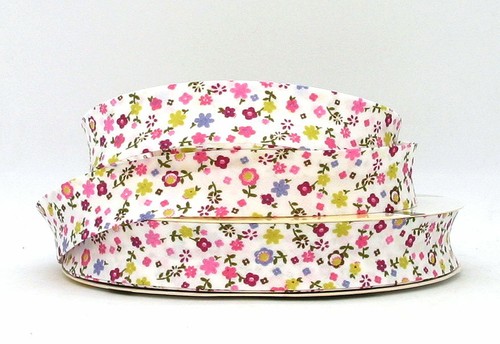 18MM 100% COTTON BIAS BINDING~ 1MTR-3MTR LENGTHS~QUILTING ~EDGING~BUNTING - Picture 34 of 54