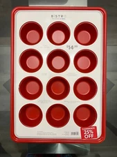 NEW 12 Cup Muffin Pan from At Home's Bistro Collection!