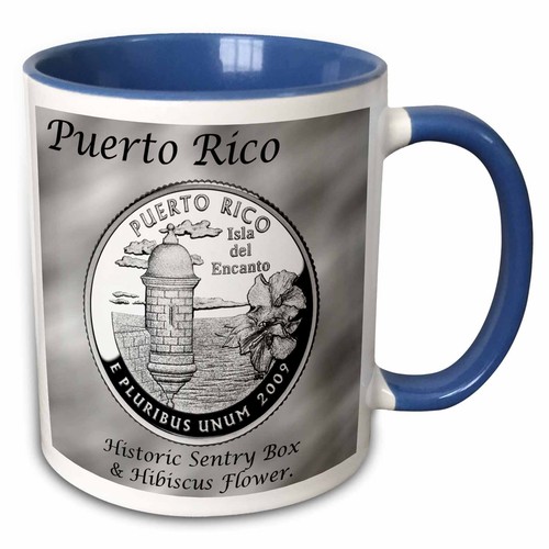 3dRose Territories Quarter Puerto Rico Mug - Picture 2 of 14