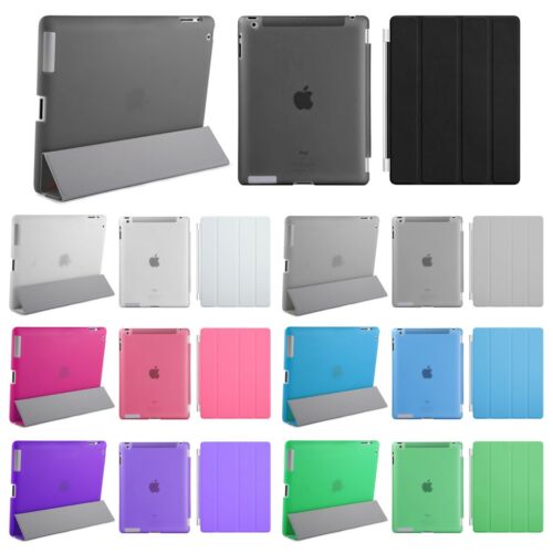 Smart Schutz Hülle iPad 2/ 3/ 4 Cover Case Aufstellbar Ständer Schale Etui Folie - Bild 1 von 28
