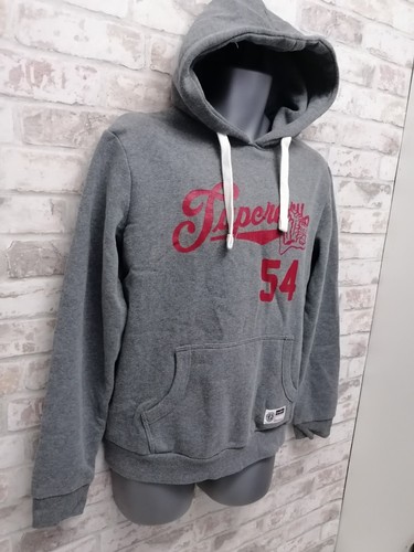 Superdry Hoodie grau Fleece Baumwolle Größe M  - Bild 3 von 11