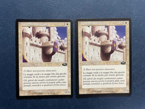 MTG 2X ITALIAN PLANESHIFT SUNSCAPE FAMILIAR NM MAGIC THE GATHERING CREATURE - Picture 3 of 6
