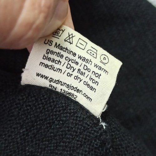 Gudrun Sjoden Strickjacke XXL 2XL Leinen Bio Baumwolle Strick Taschen Knöpfe Pullover - Bild 8 von 12