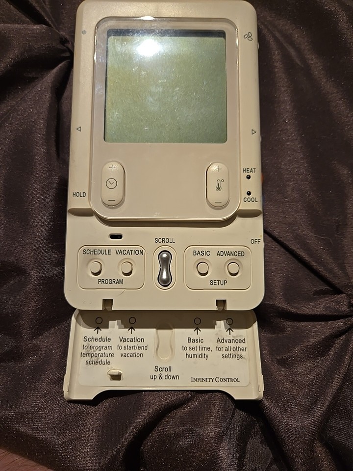 Carrier Infinity SYSTXCCUID01A Programmable Thermostat w/ Manual eBay