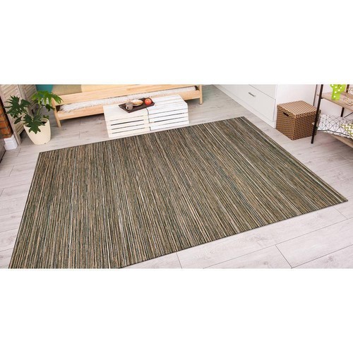 Couristan Area Rugs 0.03"X66"X47" Cape Hinsdale Brown-Ivory Indoor/Outdoor Rug - Picture 2 of 10