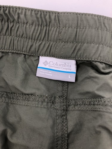 Columbia Size:LARGE Straight Leg Regular Fit Omni-Shade Pant Color:GREEN - Picture 3 of 4