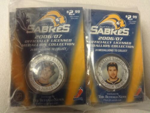 New NHL Buffalo Sabres Hockey 06/07 Medallion Collection Complete Set of 24 - Picture 2 of 2