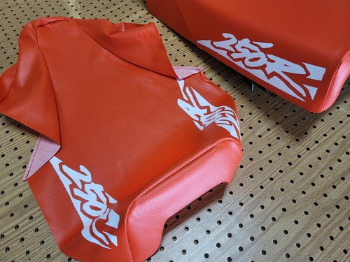 HONDA XR250R SEAT COVER 1994 MODEL SEAT COVER ORANGE (H-382) - Foto 8 di 12