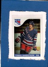 1985-86 Topps #123 Tomas Sandstrom NM-MT RC Rookie NY Rangers ID:40771