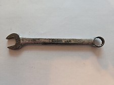 Snap On 7/16" 12PT SAE Chrome Short Combination Wrench Ugly USA OEX-140