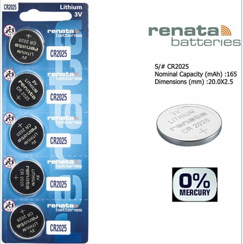 Genuine Renata Swiss Brand 1225 2430 2450 2477 394 315 Battery Lithium Button - Picture 17 of 28