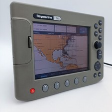 Raymarine C80 Chartplotter GPS Fishfinder Radar 8.4" LCD Display Cable PERFECT!