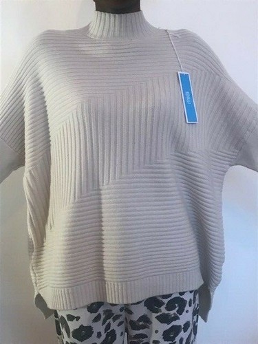 NEW BILLI SOFT OVERSIZED RIBBED JUMPER SWEATER PULLOVER TOP UK 10 - 14 US 8 -10 - Foto 29 di 33
