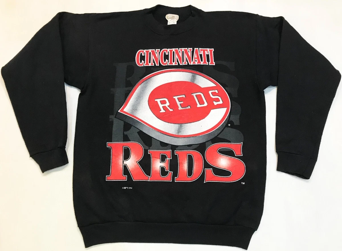 Vintage Spectator 1994 MLB Cincinnati Reds Baseball Crewneck Sweatshirt  Black M | eBay