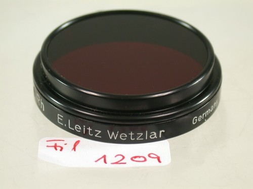 Leica Leitz R.h. original Lente de filtro push-on rojo rojo 36 mm A36Ø 1209/9 - Imagen 2 de 4